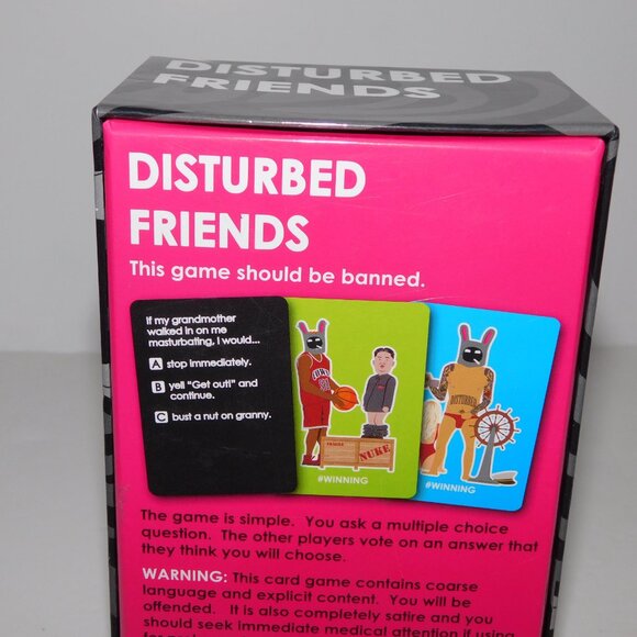 Disturbed Friends Adult Party Card Game - Picture 6 of 6